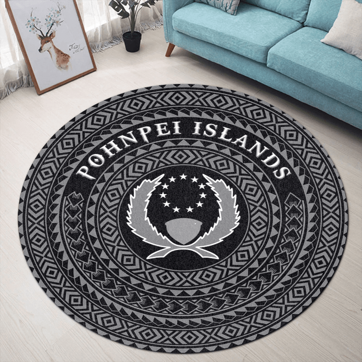 Love New Zealand Round Carpet - Pohnpei Islands A95