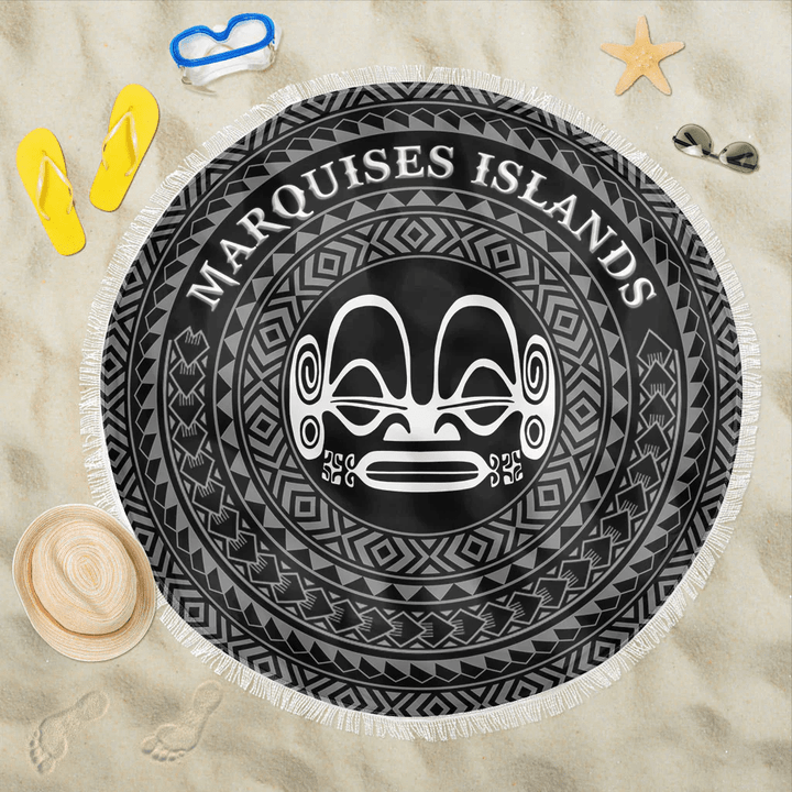 1sttheworld Beach Blanket - Marquises Islands A95