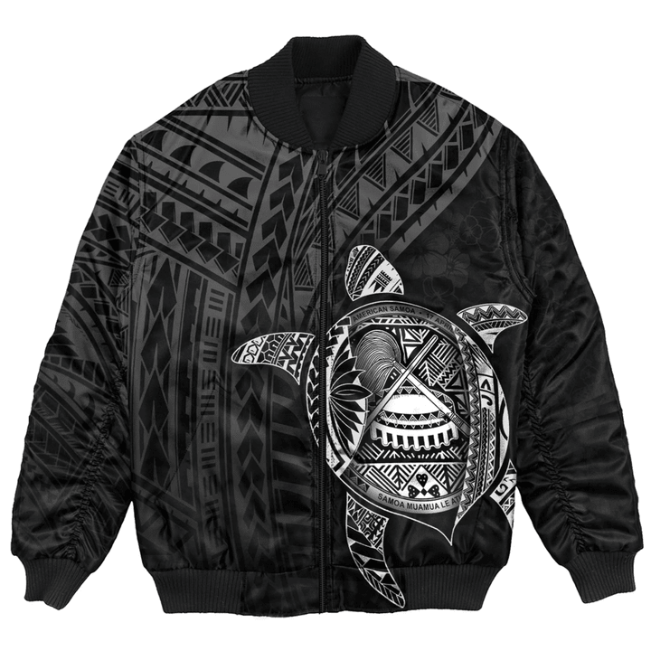 Love New Zealand Clothing - American Samoa Polynesia Turtle Coat Of Arms Bomber Jackets A95 | Love New Zealand