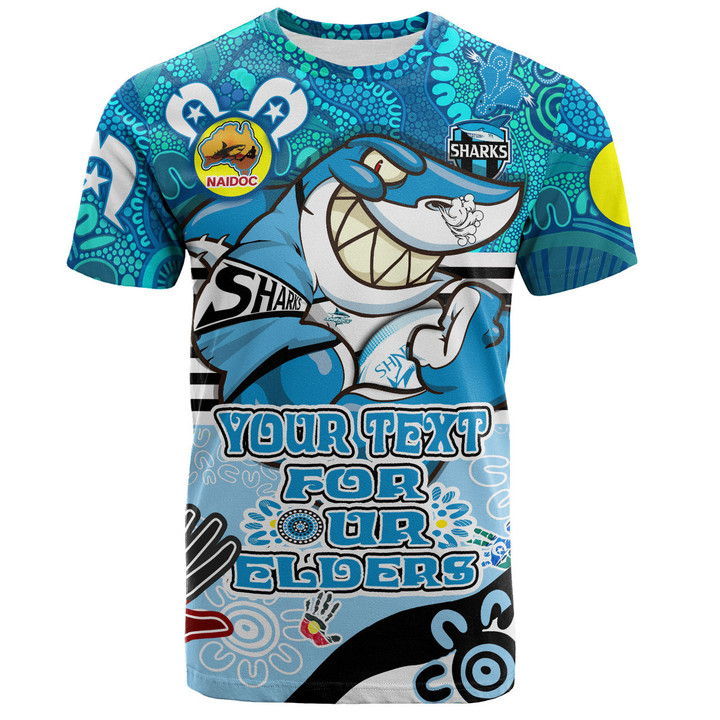 Sutherland and Cronulla Naidoc Week T-shirt - Custom Go Mighty Sharkies National NAIDOC Week For Our Elders 2023