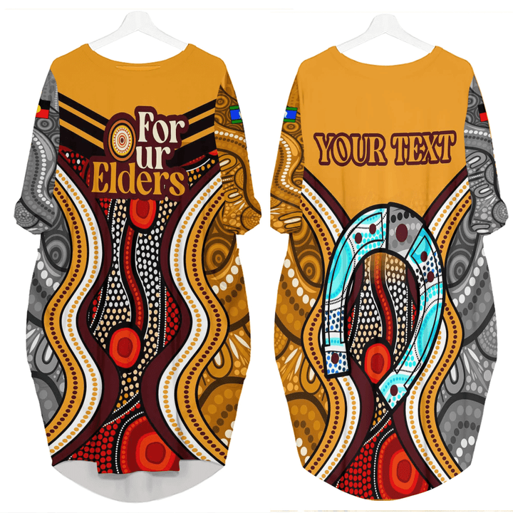 For Our Elders NAIDOC Week 2023 Batwing Pocket Dress A35 | Love New Zealand