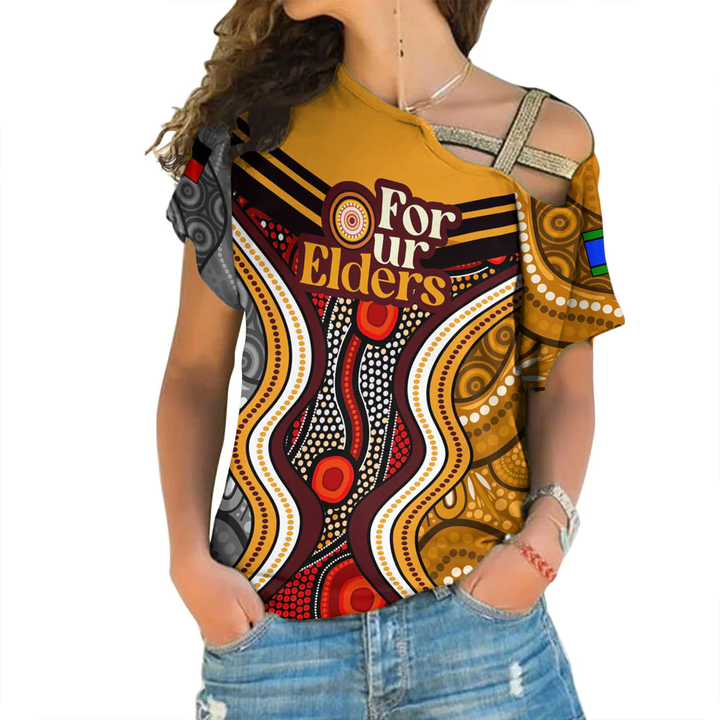 For Our Elders NAIDOC Week 2023 One Shoulder Shirt A35 | Love New Zealand