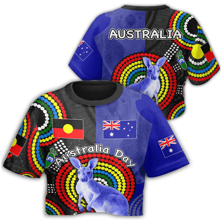 Australia Aboriginal and Naidoc Croptop T-shirt A35 | Love New Zealand