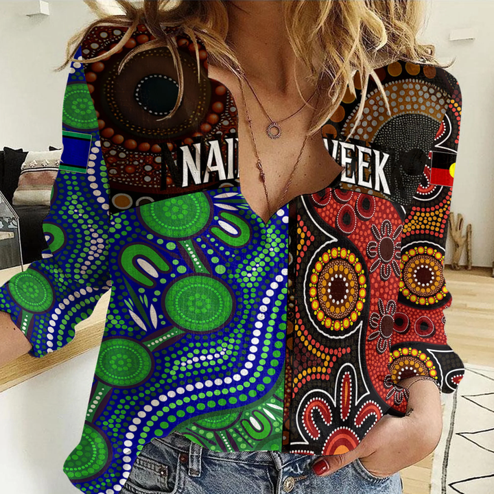 The Union Naidoc Week 2023 For Our Elders Women Casual Shirt A31 | Love New Zealand