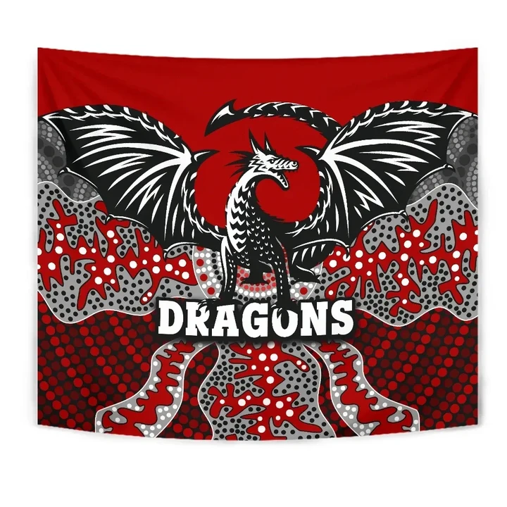 Love New Zealand Home Set - Dragons Tapestry St. George Aboriginal TH12