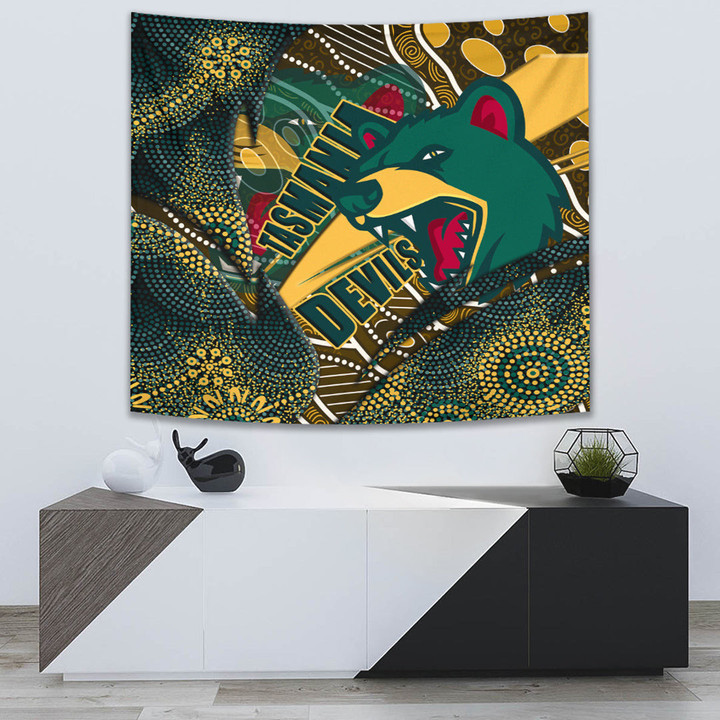 Love New Zealand Tapestry - Tasmania Devils Tapestry A35