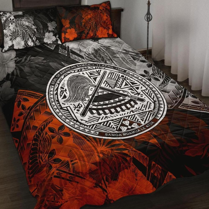 Alohawaii Home Set - Quilt Bed Set Ameican Samoa - Vintage Polynesian Style | Alohawaii.co
