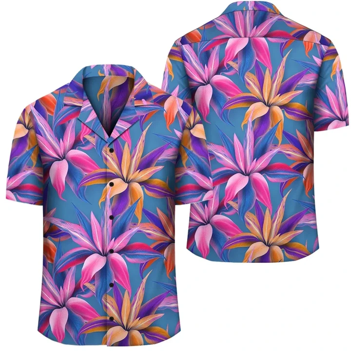 Alohawaii Shirt - Hawaii Tropical Flowers Pink Hawaiian Shirt