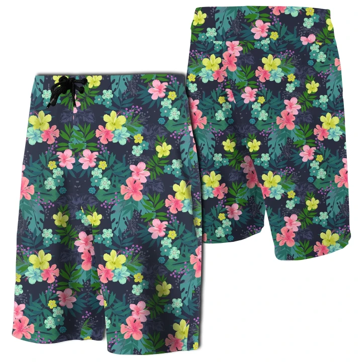 Alohawaii Short - Tropical Hibiscus Board Shorts