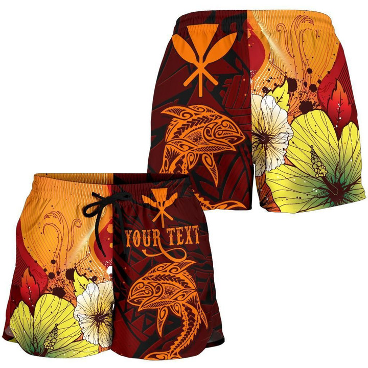 Alohawaii Short - Hawaii Custom Personalised Women's Shorts - Tribal Tuna Fish | Alohawaii.co