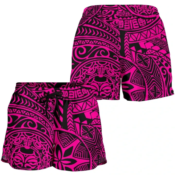 Alohawaii Short - Hawaii Ladies Shorts, Tribal Tiki Sun God Women's Shorts | Alohawaii.co