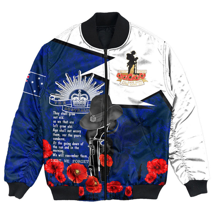 Anzac Day Lest We Forget Special Bomber Jacket | Thelast3seconds.co

