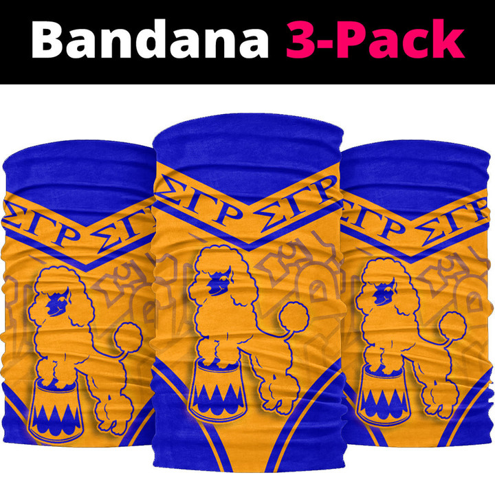 Sigma Gamma Rho Poodle Stylized Bandana A35