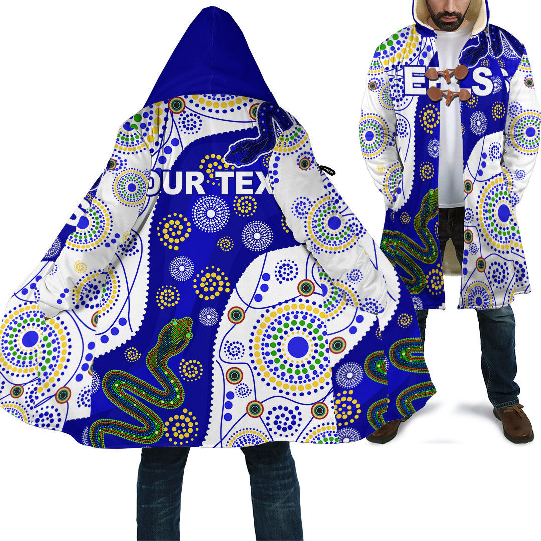 Pro Rugby Coat LoveNewZealand Cloak - Custom Parramatta Eels Naidoc Blue Version Rugby ...
