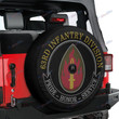 63rd Infantry Division Pride - SUV Tire Cover - Spare Tire Cover For Car - Camper Tire Cover - LX1 - US