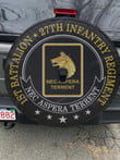 1st Battalion, 27th Infantry Regiment - SUV Tire Cover - Spare Tire Cover For Car - Camper Tire Cover - LX1 - US