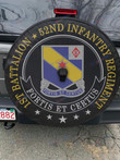 1st Battalion, 52nd Infantry Regiment - SUV Tire Cover - Spare Tire Cover For Car - Camper Tire Cover - LX1 - US