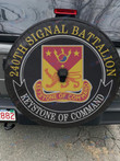 240th Signal Battalion - SUV Tire Cover - Spare Tire Cover For Car - Camper Tire Cover - LX1 - US