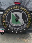 2nd Battalion, 69th Armor Regiment - SUV Tire Cover - Spare Tire Cover For Car - Camper Tire Cover - LX1 - US
