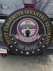 501st Parachute Infantry Regiment (old) - SUV Tire Cover - Spare Tire Cover For Car - Camper Tire Cover - LX1 - US