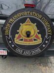 598th Transportation Company - SUV Tire Cover - Spare Tire Cover For Car - Camper Tire Cover - LX1 - US