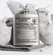 17th Cavalry Regiment - Steel Hip Flask - WI2 - US