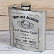 Personalized USS Abraham Lincoln (CVN-72) - Steel Hip Flask - WI1- US