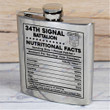 34th Signal Battalion - Steel Hip Flask - WI2 - US