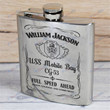 Personalized USS Mobile Bay (CG-53) - Steel Hip Flask - WI1- US
