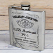 Personalized USS Hurricane (PC-3) - Steel Hip Flask - WI1- US