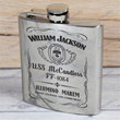Personalized USS McCandless (FF-1084) - Steel Hip Flask - WI1- US