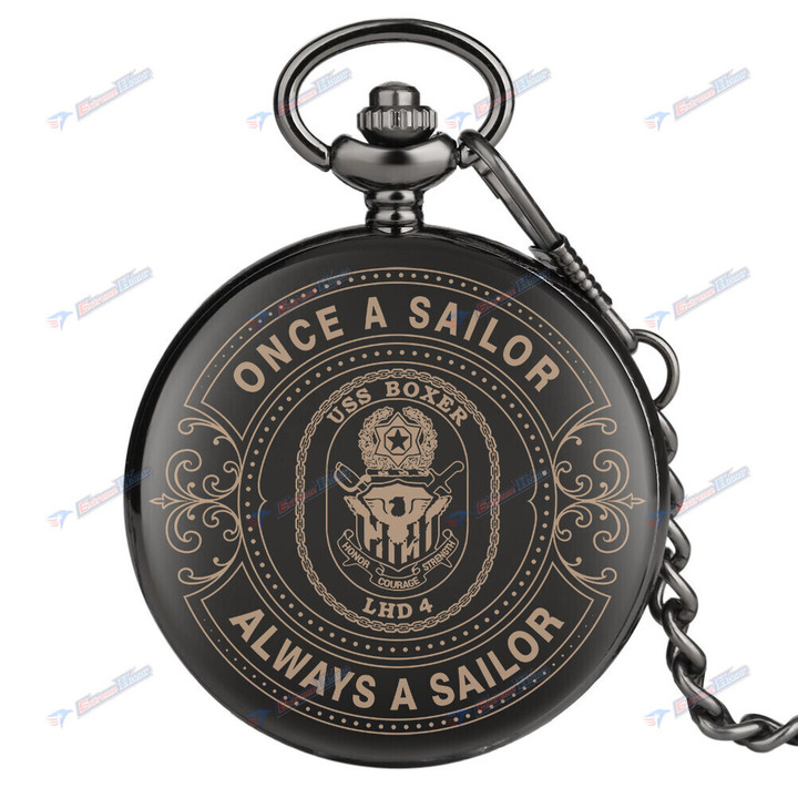 USS Boxer (LHD-4) - Pocket Watch - DH2 - US