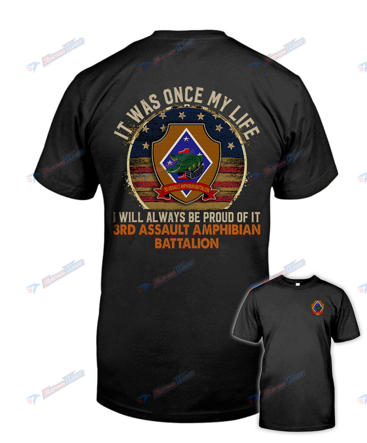 3rd Assault Amphibian Battalion - Men's Shirt - 2 Sided Shirt - PL8 -US