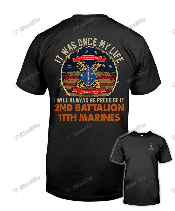 2nd Battalion, 11th Marines - Men's Shirt - 2 Sided Shirt - PL8 -US