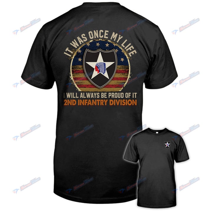 2nd Infantry Division - Men's Shirt - 2 Sided Shirt - PL8 -US