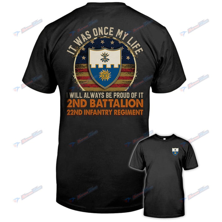 2nd Battalion, 22nd Infantry Regiment - Men's Shirt - 2 Sided Shirt - PL8 -US