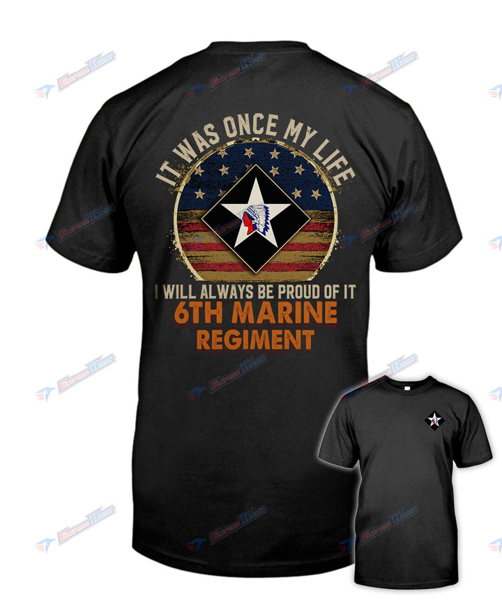 6th Marine Regiment - Men's Shirt - 2 Sided Shirt - PL8 -US