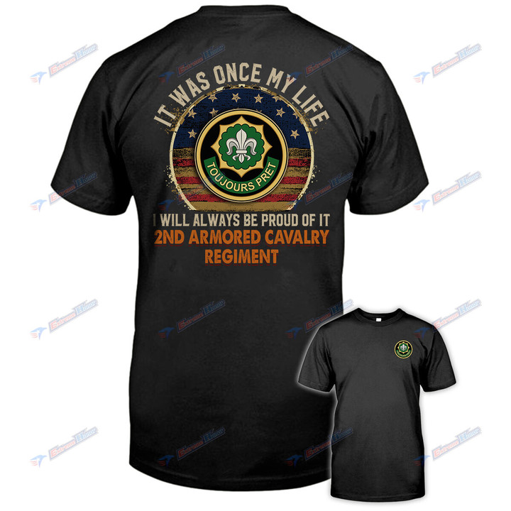 2nd Armored Cavalry Regiment - Men's Shirt - 2 Sided Shirt - PL8 -US