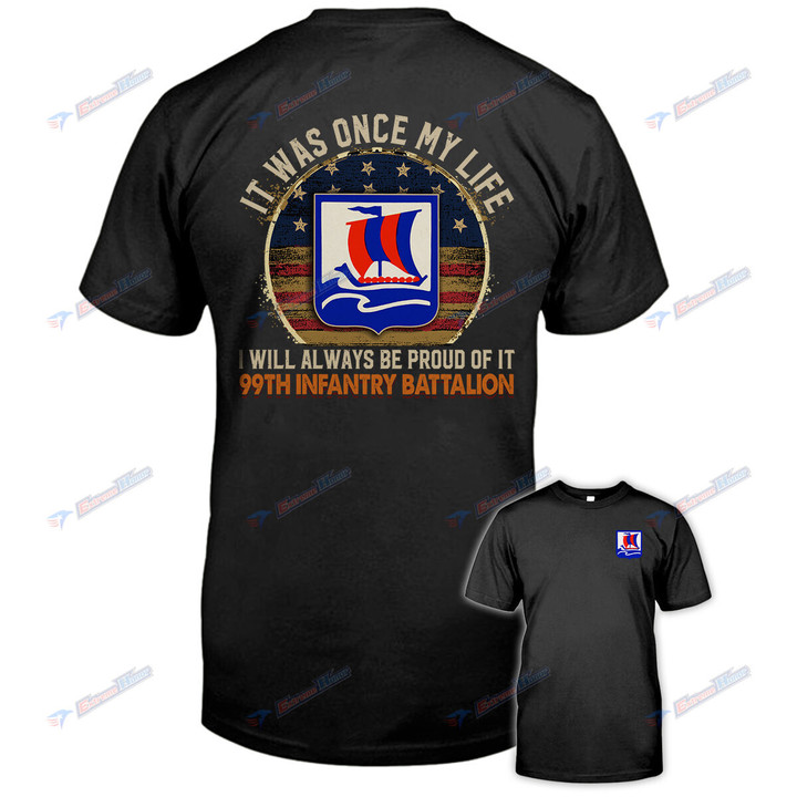 99th Infantry Battalion - Men's Shirt - 2 Sided Shirt - PL8 -US