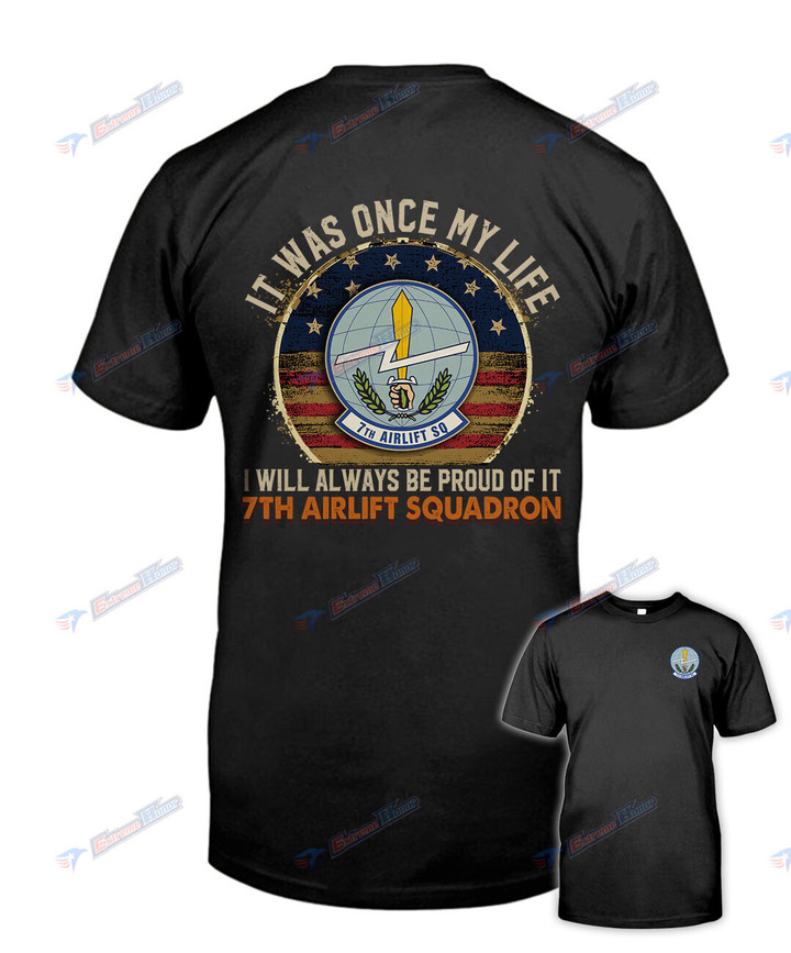 7th Airlift Squadron - Men's Shirt - 2 Sided Shirt - PL8 -US