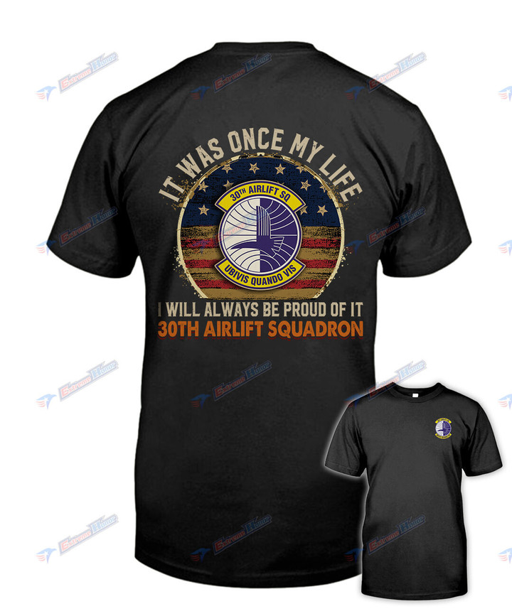 30th Airlift Squadron - Men's Shirt - 2 Sided Shirt - PL8 -US