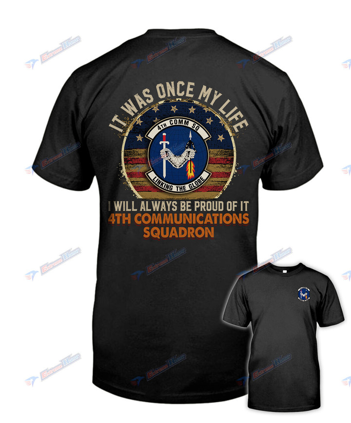 4th Communications Squadron - Men's Shirt - 2 Sided Shirt - PL8 -US