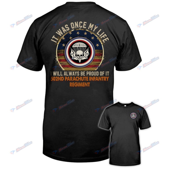 502nd Parachute Infantry Regiment - Men's Shirt - 2 Sided Shirt - PL8 -US