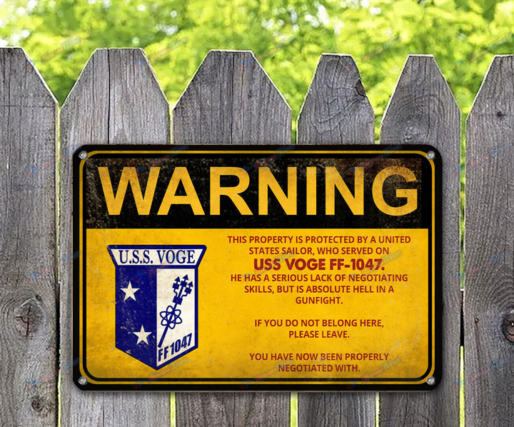 USS Voge (FF-1047) - Warning - ME2 - US