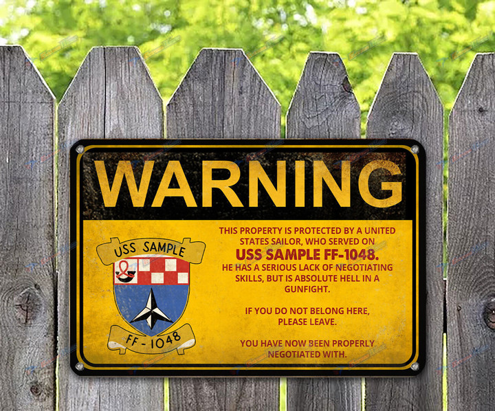 USS Sample (FF-1048) - Warning - ME2 - US