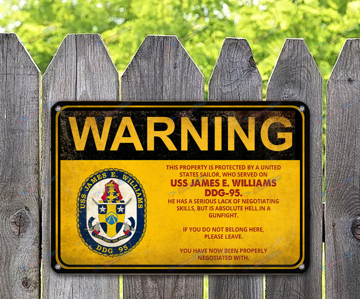 USS James E. Williams (DDG-95) - Warning - ME2 - US