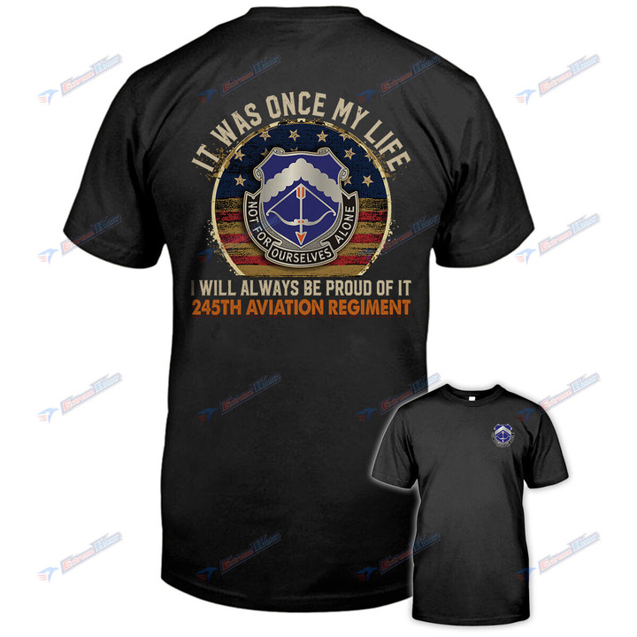 245th Aviation Regiment - Men's Shirt - 2 Sided Shirt - PL8 -US