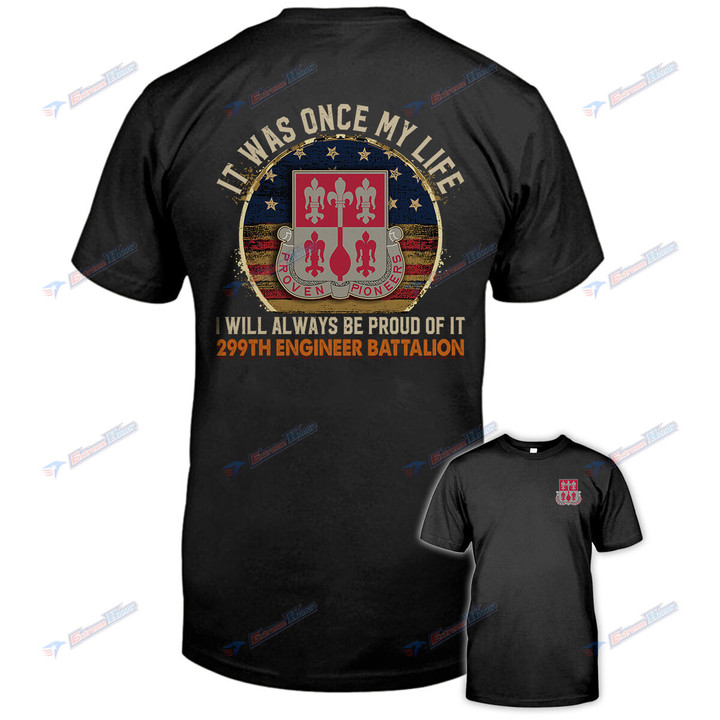 299th Engineer Battalion - Men's Shirt - 2 Sided Shirt - PL8 -US