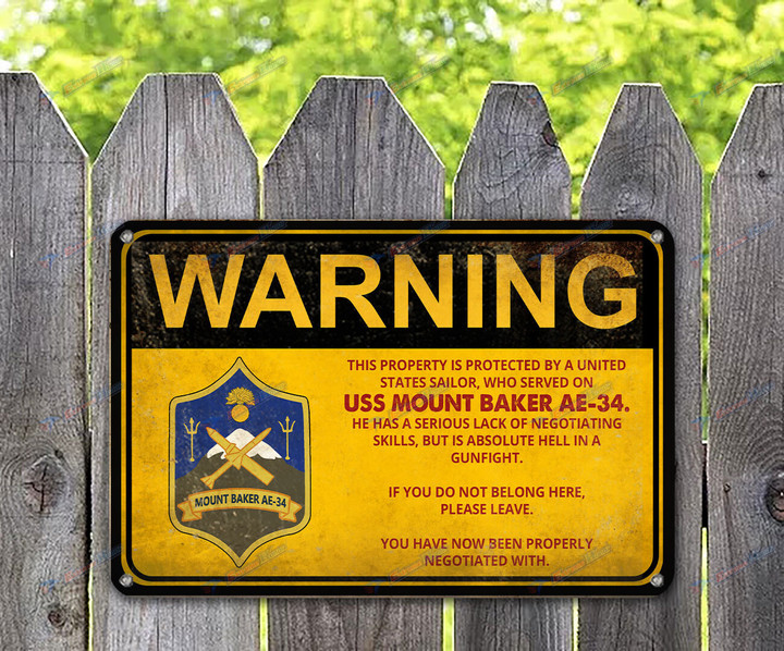 USS Mount Baker (AE-34) - Warning - ME2 - US