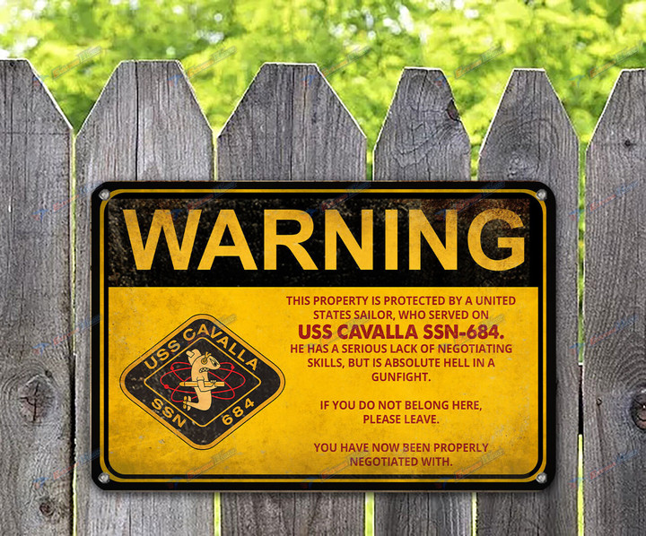 USS Cavalla (SSN-684) - Warning - ME2 - US